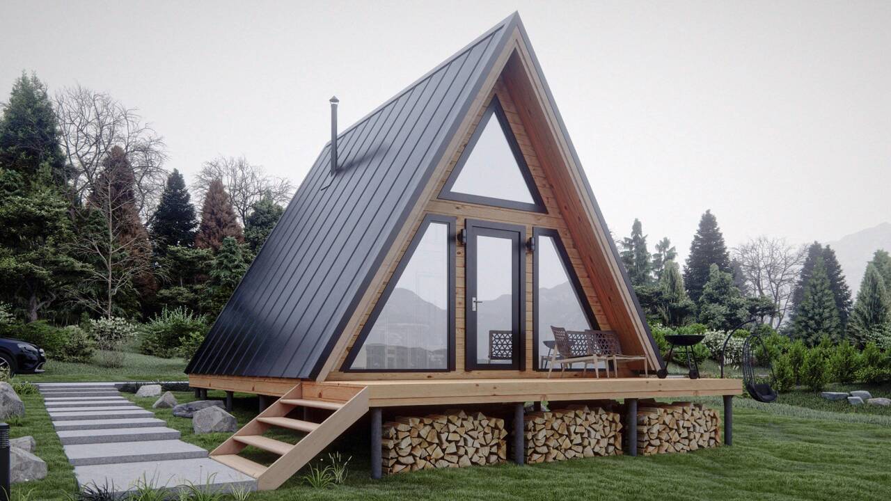 Продам строящийся дом А-фрейм в Угличе фото 4 Недвижимость Углич Продам строящийся дом А-фрейм в Угличе фото 4 Недвижимость Углич