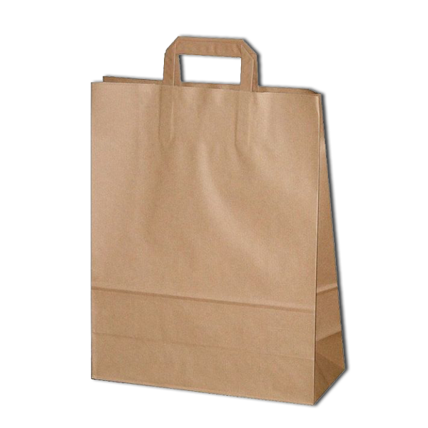 Бумажные крафт пакеты с ручками всех размеров 