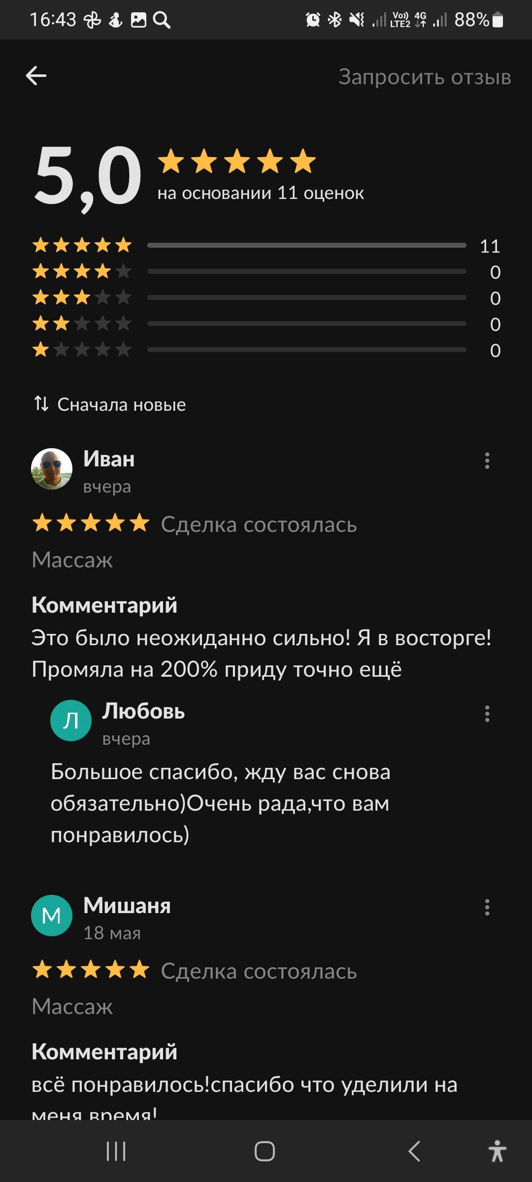 Классический массаж 