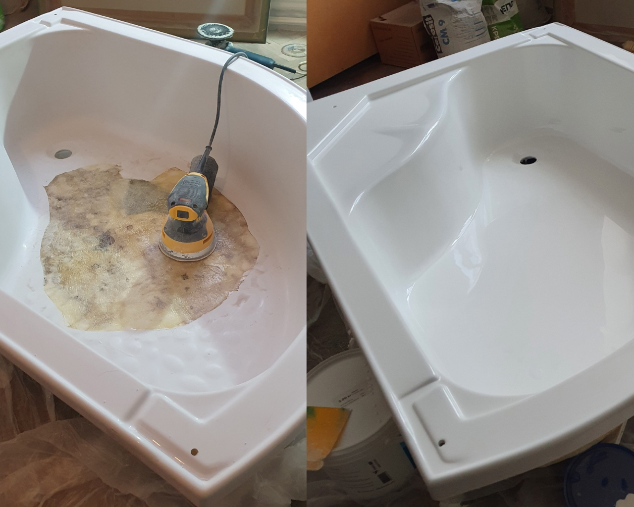 Ремонт душевых поддонов.Реставрация ванн Ремонт душевых поддонов.Реставрация ванн