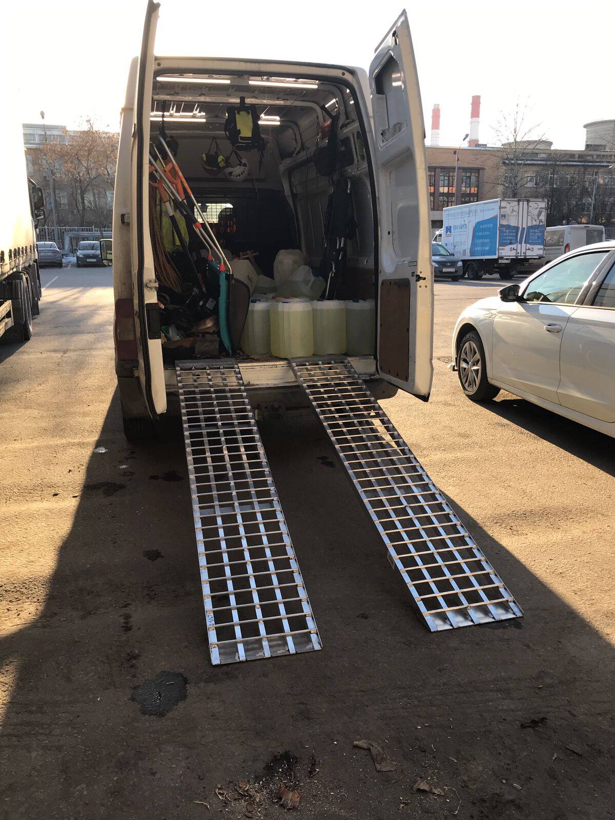 Аппарели для заезда минитрактора в газель  в Москве фото 1 Транспорт Москва