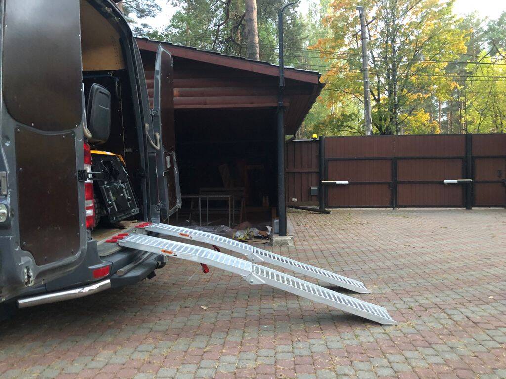 Аппарели алюминиевые для квадроцикла, садовой техники  в Москве фото 4 Транспорт Москва