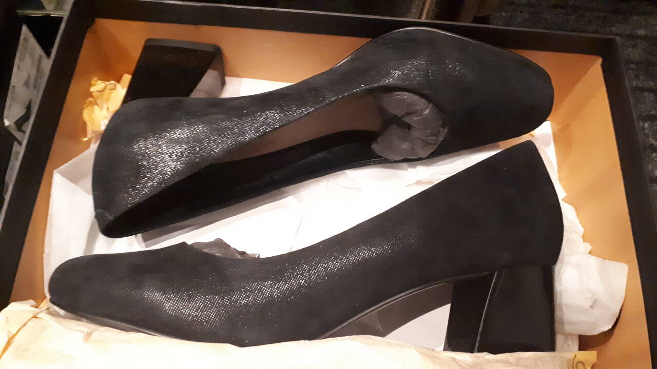 Туфли черные женские 