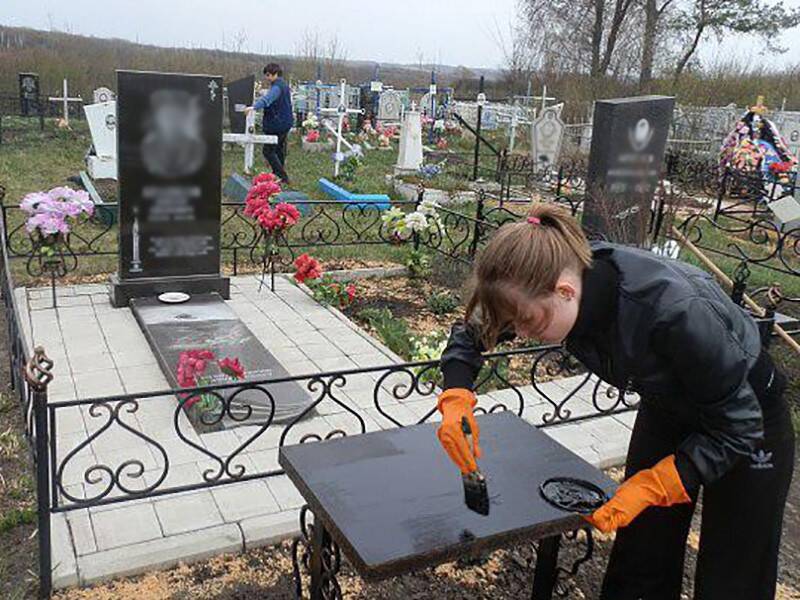 Уход за могилкой