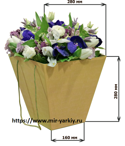 Коробки для цветов от производителя 