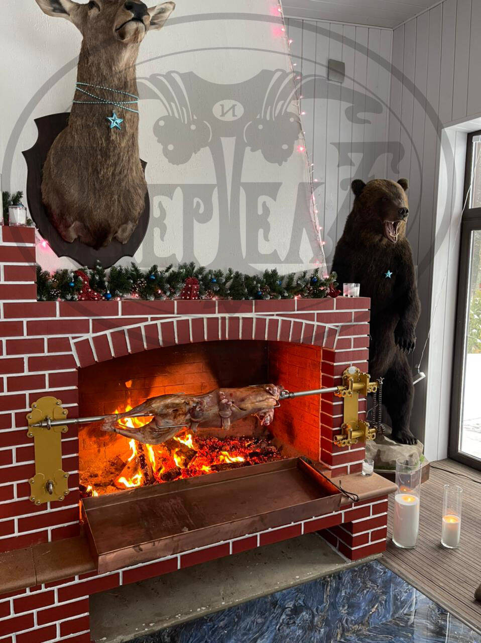 Накладной фасадный вертел для кирпичного барбекю в Москве фото 1 Для дома и дачи Москва Накладной фасадный вертел для кирпичного барбекю в Москве фото 1 Для дома и дачи Москва